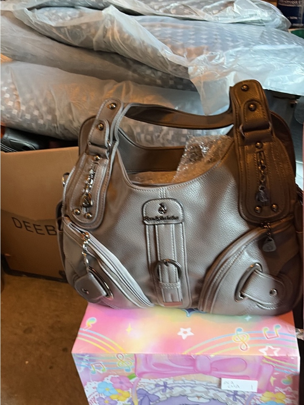 Taupe Women's Shoulder Bag - Stylish Everyday Tote